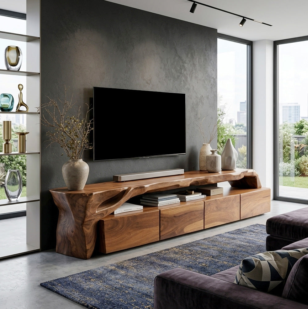 Modern TV Stand With Storage For Living Room