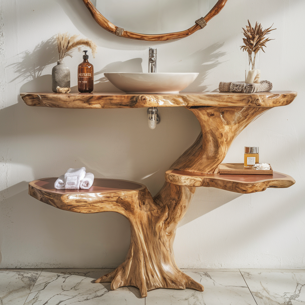 Handcrafted Floating Bathroom Vanity